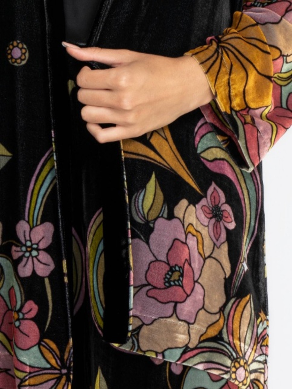 Johnny Was Andy Velvet Kimono Jacket NWT - Picture 10 of 14